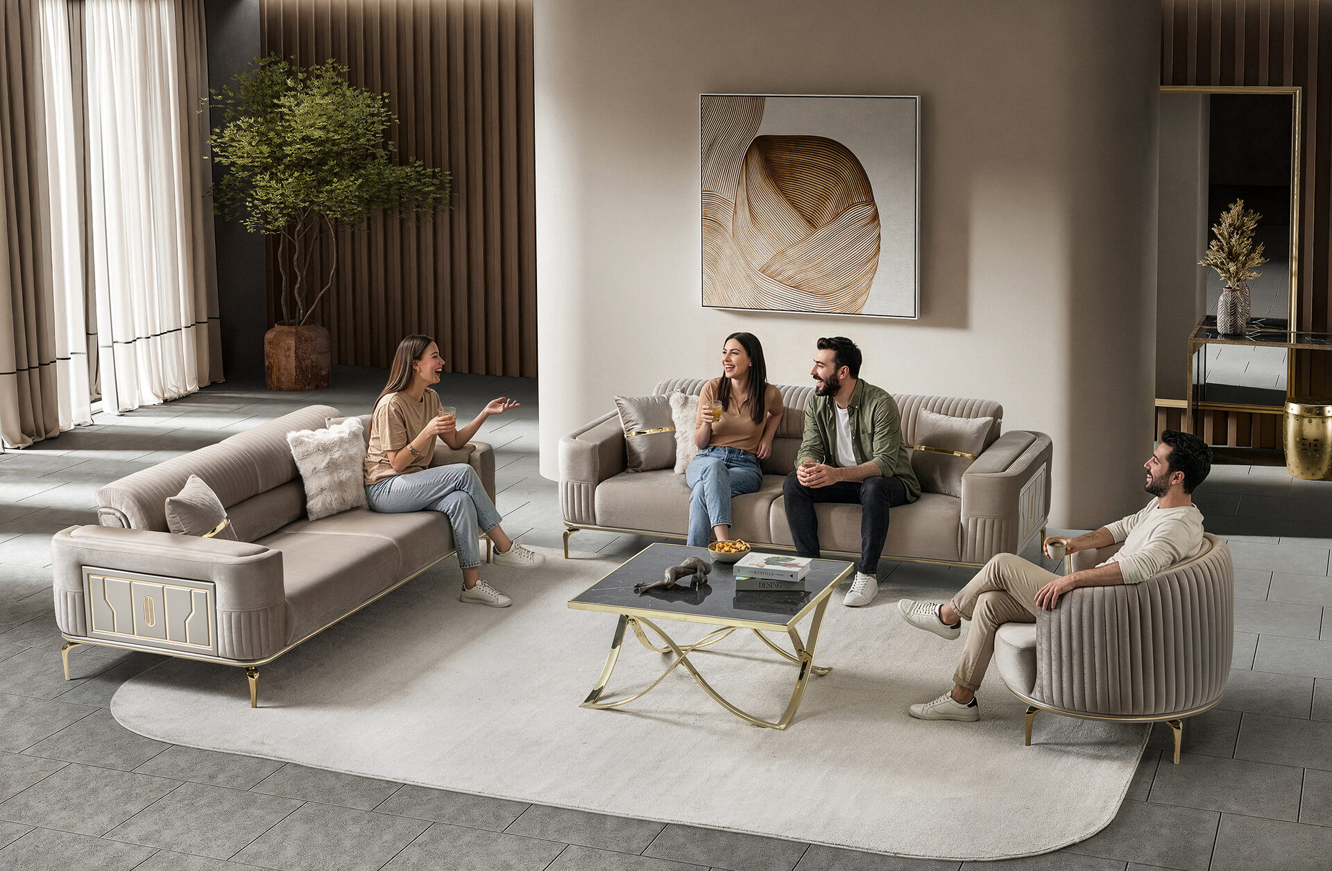 Armoni Sofa Set