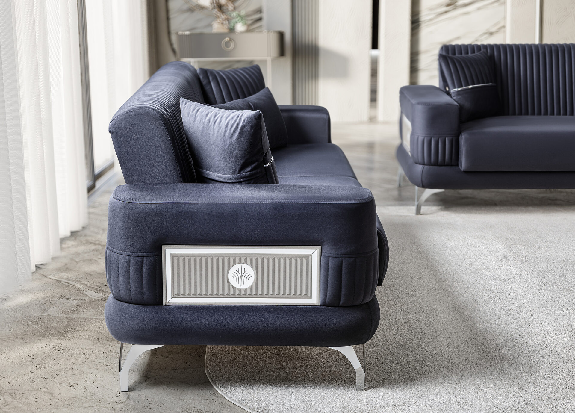 Aspendos Sofa Set Crom