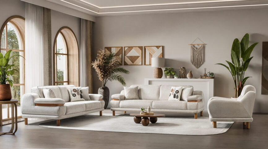 Latte Sofa Set