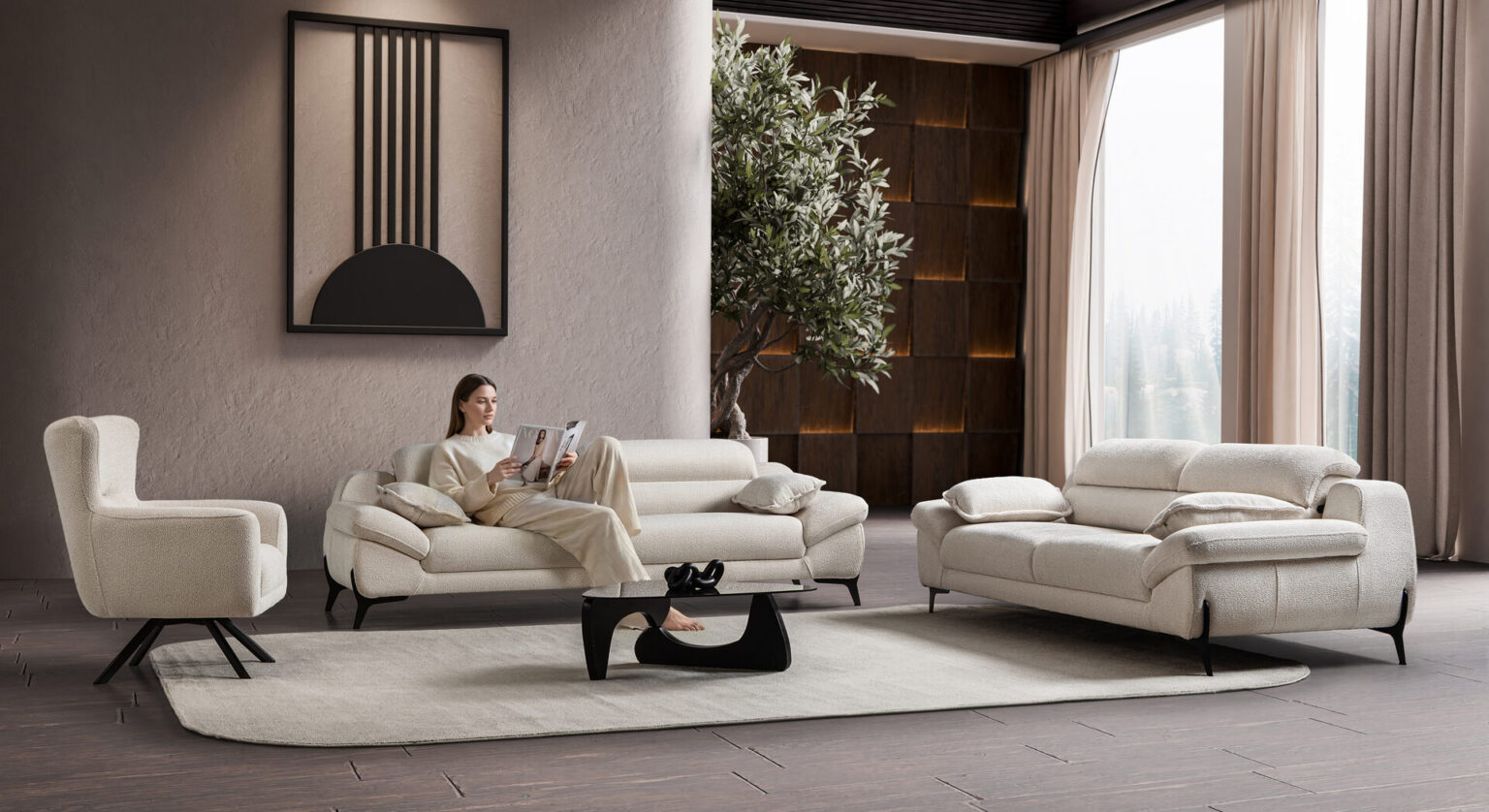 Lorenzo Sofa Set 2