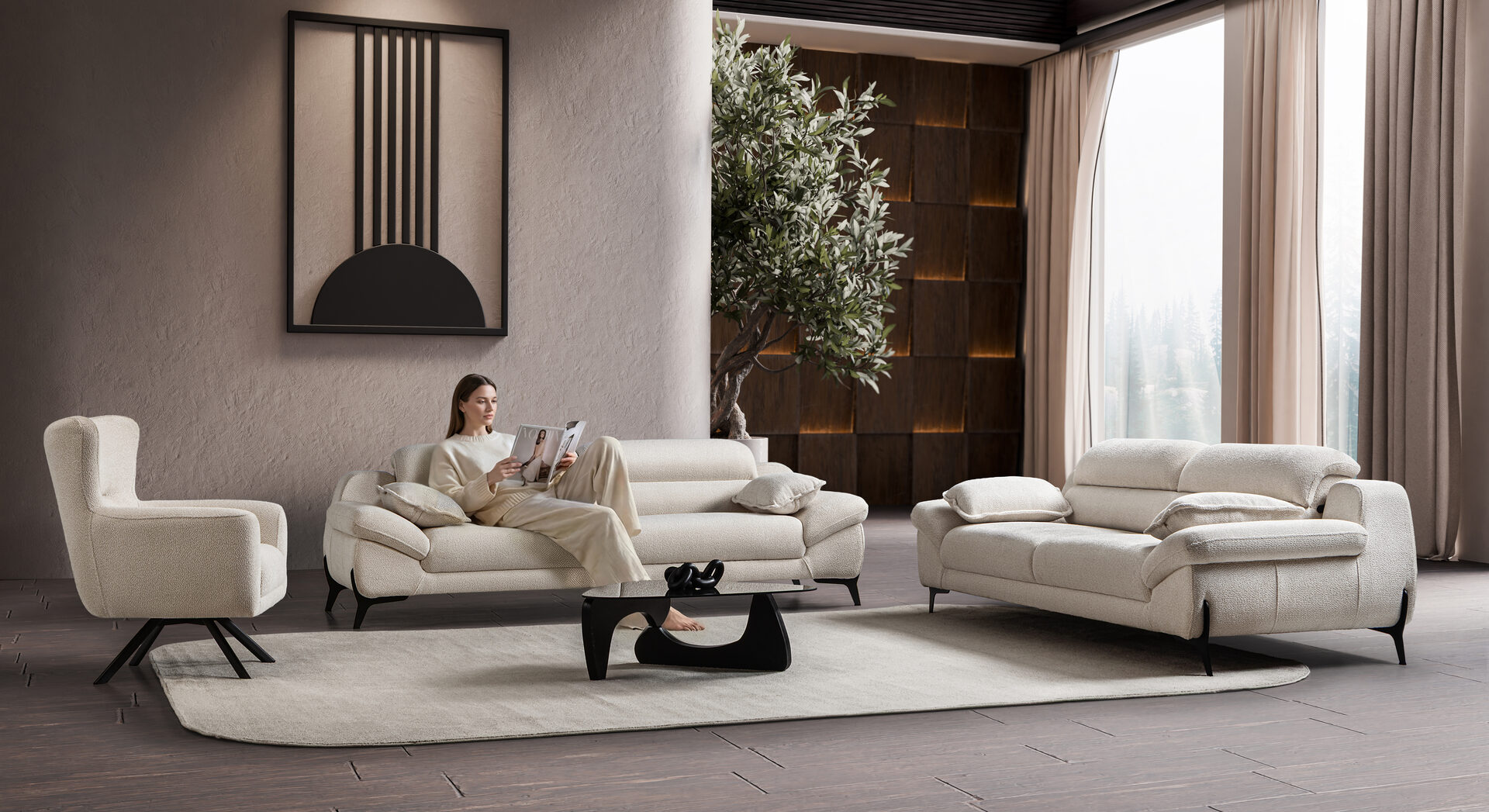 Lorenzo Sofa Set 2
