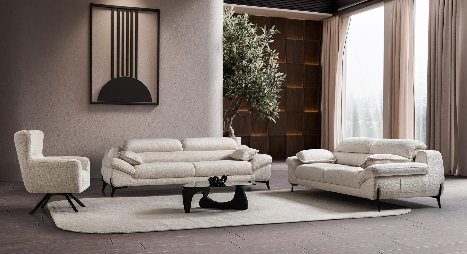 Lorenzo Sofa Set 2