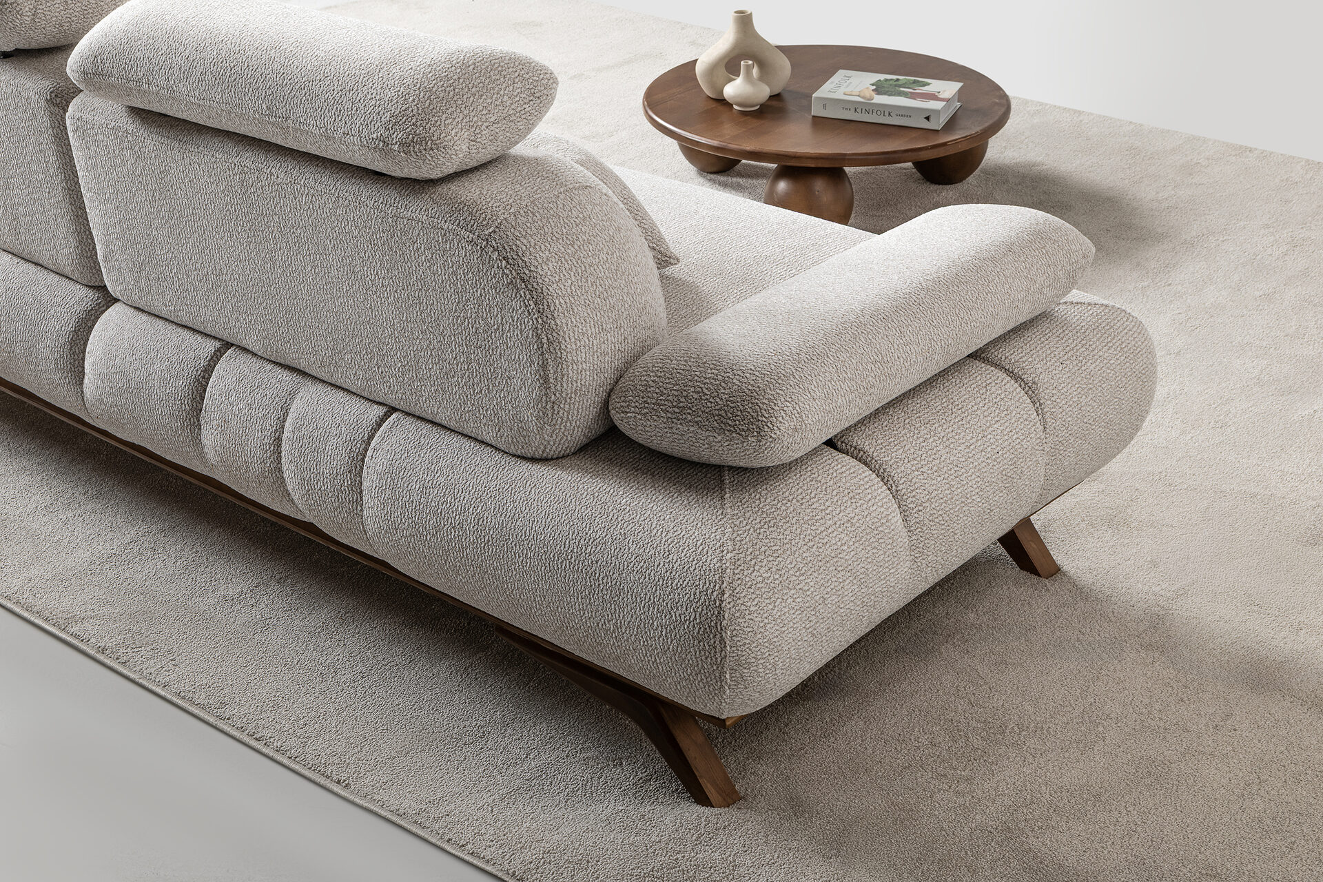 Monza Sofa Set Brown
