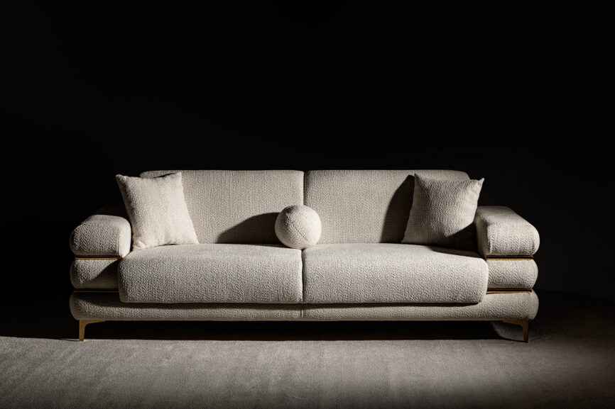 Odessa Sofa Set Gold