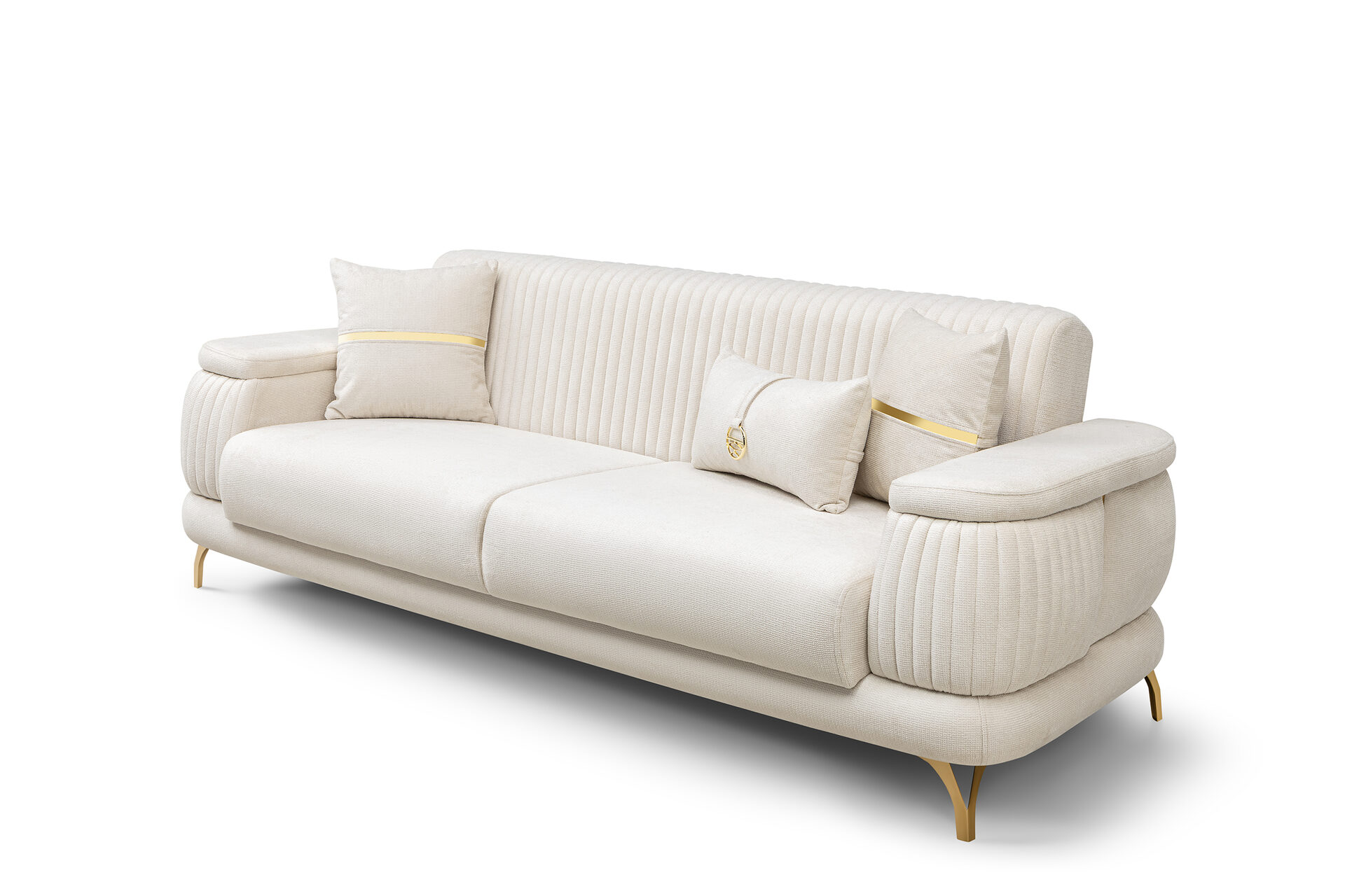 Resital Sofa Set Gold