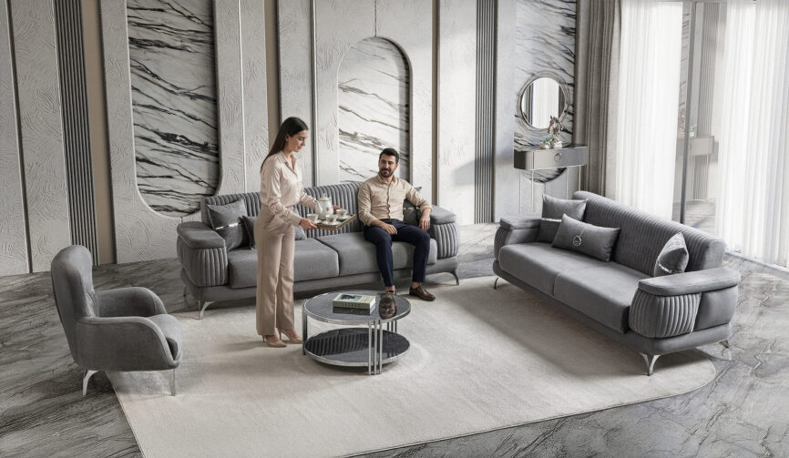 Resital Sofa Set Crom