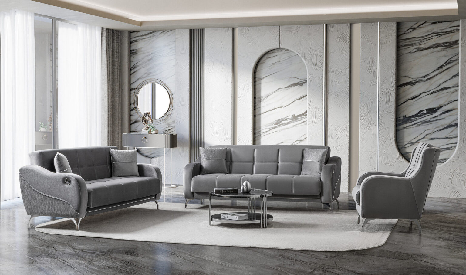 Rolex Sofa Set Crom