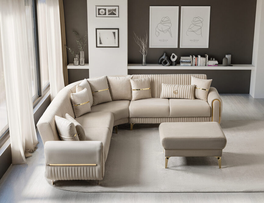 Royal Corner Set Gold
