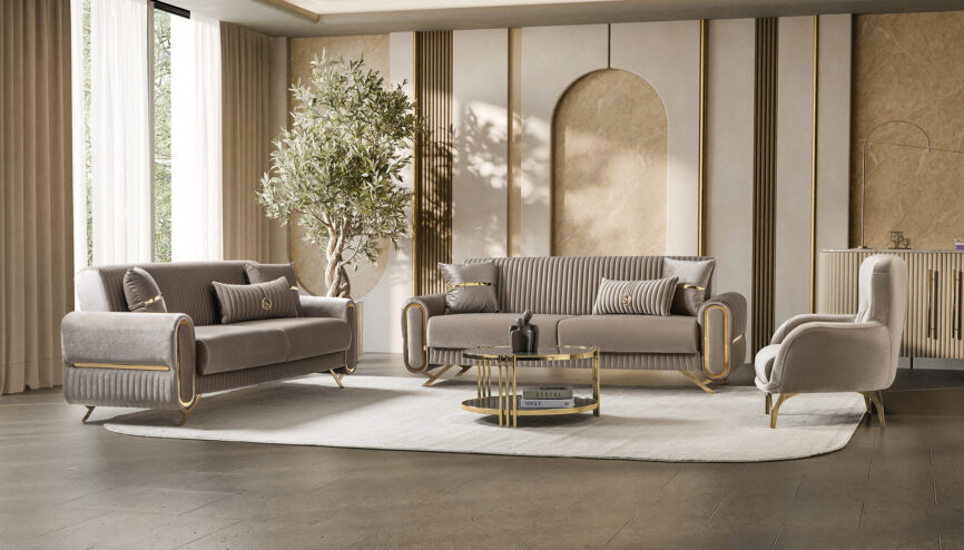 Royal Sofa Set Bej