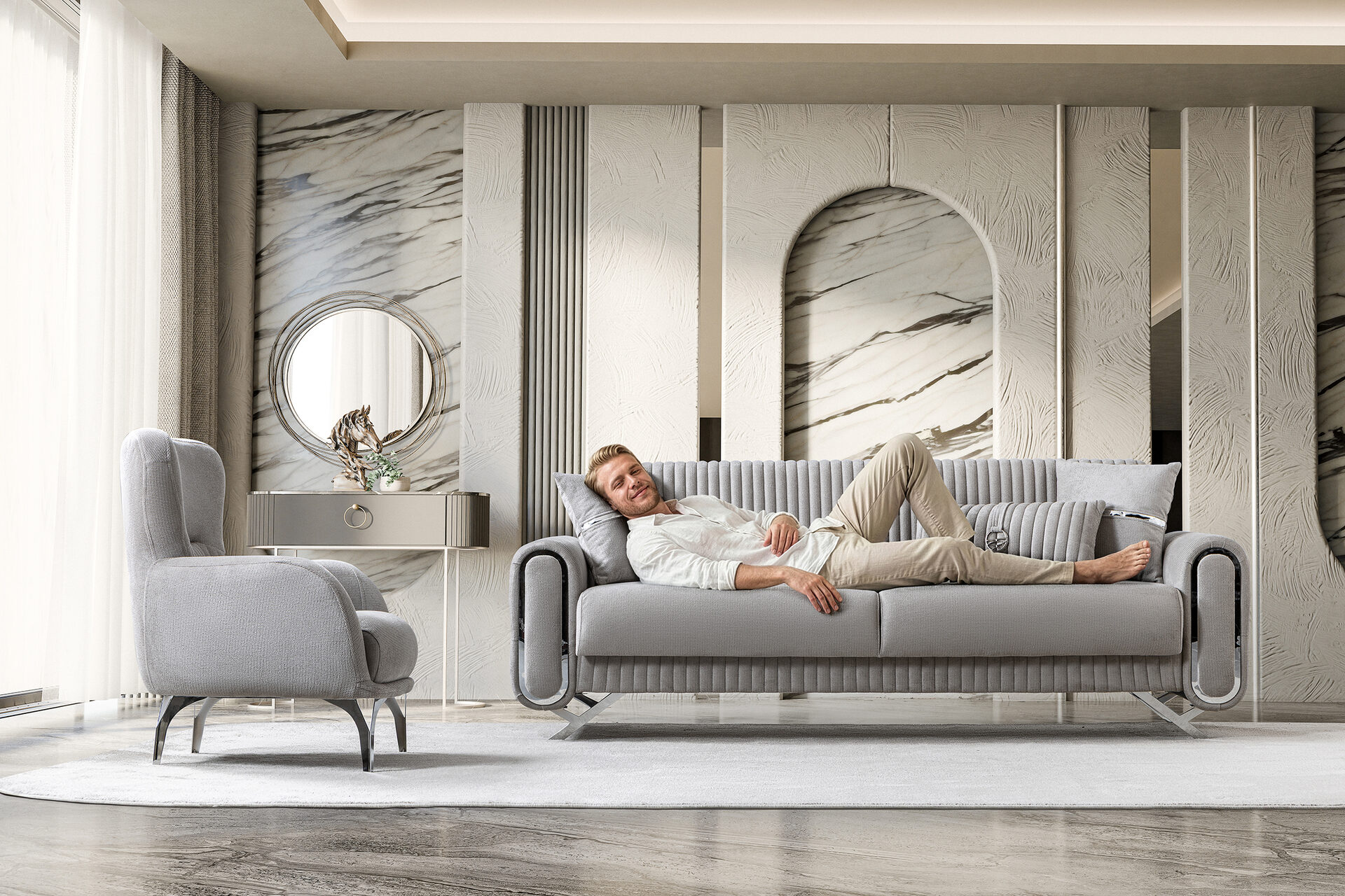 Royal Sofa Set Crom