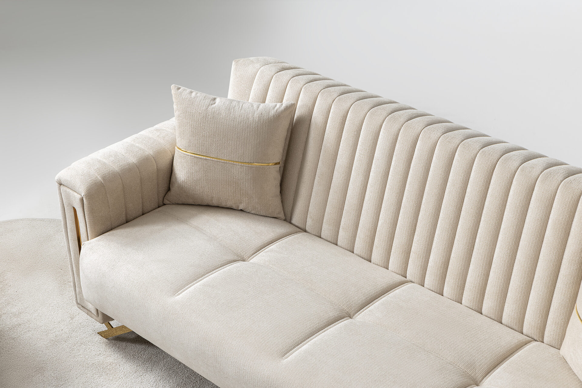Senfoni Sofa Set Gold